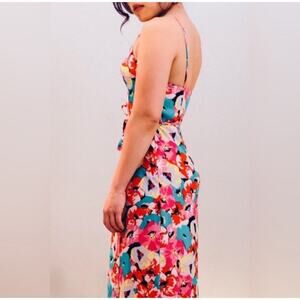 Primark women’s floral midi dress adjustable straps Sz. 6